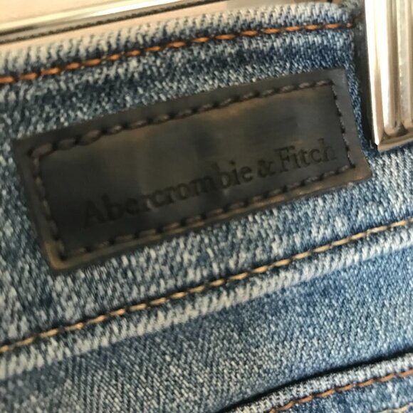 Abercrombie & Fitch Shorts Womens Size 25 Denim Distressed Cotton Blend Cut Off - Picture 5 of 14